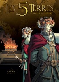 5 terres 02 - "Quelqu'un de vivant" - Delcourt