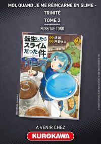 Moi, quand je me réincarne en Slime - Trinité - tome 2 - Kurokawa Eds