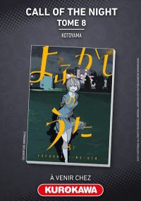 Call of the night - Tome 8 - Kurokawa Eds