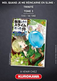 Moi, quand je me réincarne en Slime - Trinité - tome 3 - Kurokawa Eds