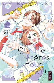 Quatre frères pour moi ! - Tome 14 - Akira Ozaki - Kana Eds