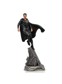 Iron Studios Zack Snyder's Justice League - Statuette 1/10 Art Scale Superman Black Suit 30 cm