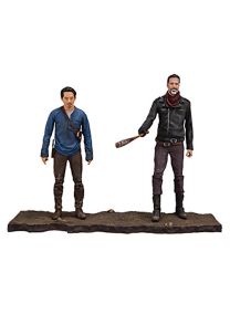 McFarlane- Walking Dead TV Negan/Glenn Pack de 2 Figurines, 787926145182, Standard, 13 cm