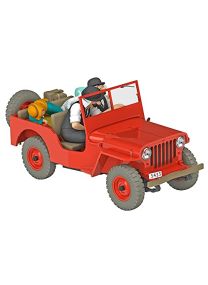 Tintin La Jeep Rouge - échelle 1/24e
