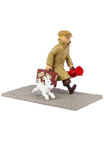 Figurine de Collection en résine Tintin et Milou Ils arrivent !! 22cm (45994)