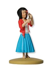 Editions Atlas Miarka la Petite bohémienne -Figurine Tintin 91-Bijoux Castafiore-C.O Hergé-Moulinsart