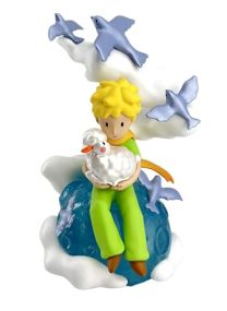 Plastoy Figurine Le Petit Prince ET Le Mouton sur LA PLANÈTE