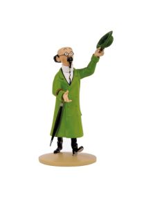 Figurine de Collection Tintin, Tournesol saluant avec Son Chapeau 13cm (42252)