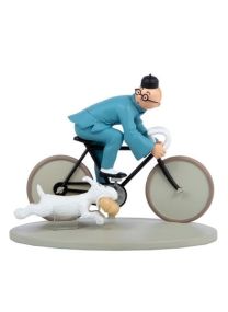Figurine de Collection Tintin et Milou à vélo Le Lotus Bleu colorisé (42291)