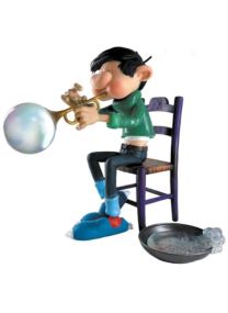 Plastoy COLLECTOYS - Figurine Gaston : Gaston Invention : LA Trompette Bulle DE Savon