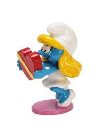 Plastoy Figurine Collection Pixi Les Schtroumpfs, Schtroumpfette avec Coeur 4408 (2024)