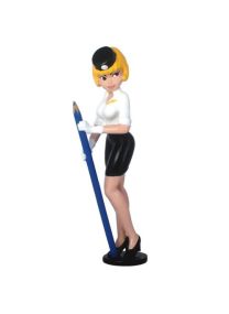 Figurine de Collection Pixi Natacha hôtesse de l'air et Son Crayon 6669 (2024)