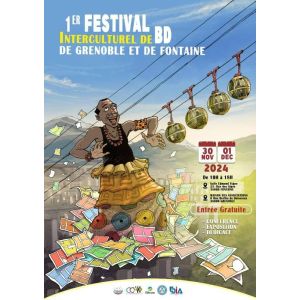 1ère édition du festival interculturel de Bande dessinée de Grenoble et fontaine