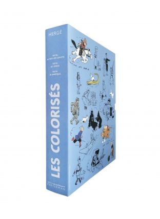 Coffret 3 volumes "Les colorisés" : Tintin en Amérique - Tintin au Congo - Tintin au pays des Soviets - Casterman