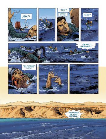 BD L'Odyssée de Fei Wong, T1 : Les Mille et une nuits au Caire, planche 2