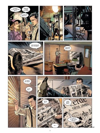 BD L' Art du Crime, T5 : Le Rêve De Curtis Lowell, planche 2