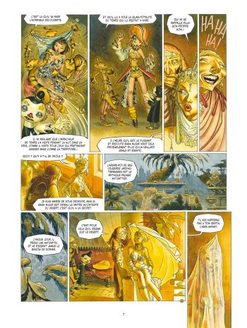 BD Azimut, T4 : Nuées noires, voile blanc, planche 5