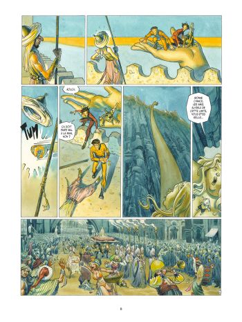 BD Azimut, T4 : Nuées noires, voile blanc, planche 6