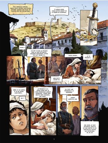 BD Cortés, T1 : La Guerre aux deux visages, planche 1