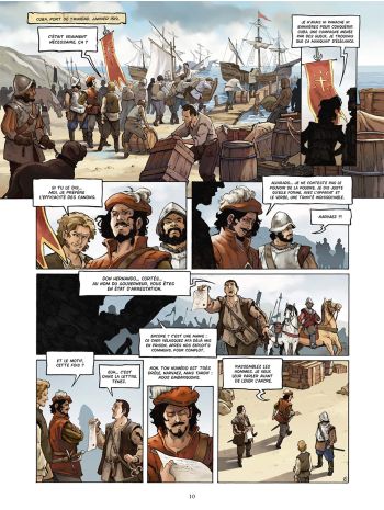 BD Cortés, T1 : La Guerre aux deux visages, planche 8