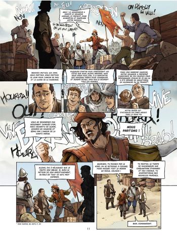 BD Cortés, T1 : La Guerre aux deux visages, planche 9
