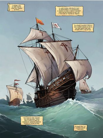 BD Cortés, T1 : La Guerre aux deux visages, planche 10