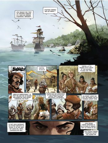 BD Cortés, T1 : La Guerre aux deux visages, planche 13