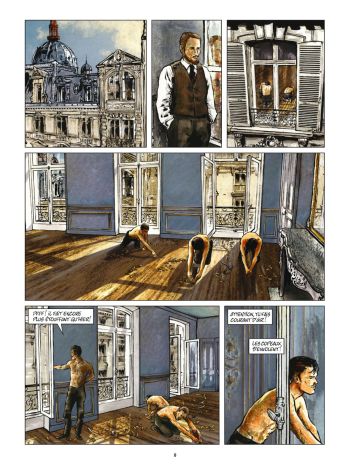 BD Gustave Caillebotte, Un rupin chez les Rapins, planche 6