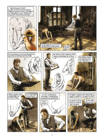 BD Gustave Caillebotte, Un rupin chez les Rapins, planche 9