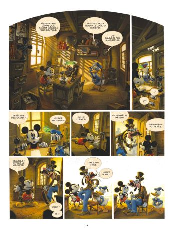 BD Horrifikland, Une terrifiante aventure de Mickey Mouse, planche 2