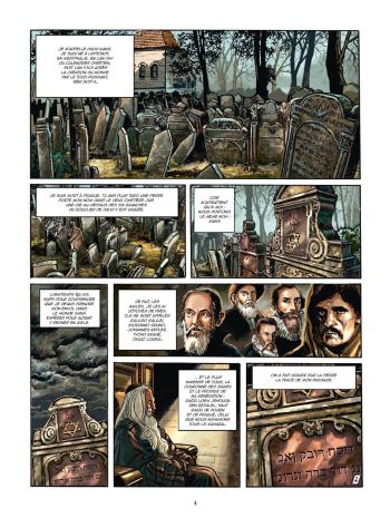 BD Le Kabbaliste de Prague, Tome 1 / 2, planche 2