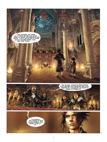 BD Les Chevaliers d'Héliopolis, T1 : Nigredo, l'oeuvre au noir, planche 2