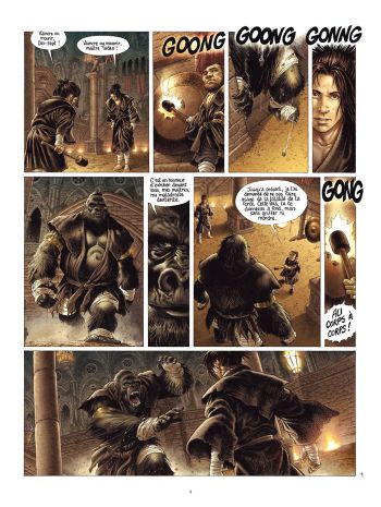 BD Les Chevaliers d'Héliopolis, T1 : Nigredo, l'oeuvre au noir, planche 3