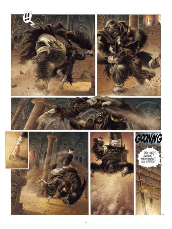 BD Les Chevaliers d'Héliopolis, T1 : Nigredo, l'oeuvre au noir, planche 4