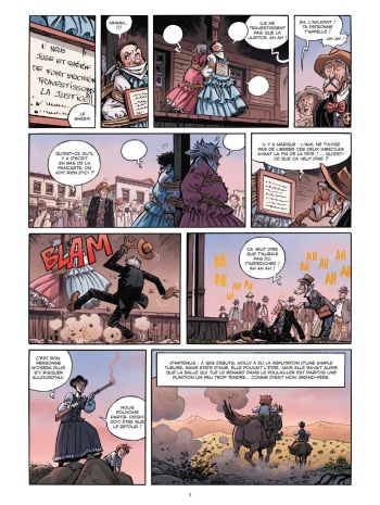 BD Molly West, T2 : La vengeance du diable, planche 3