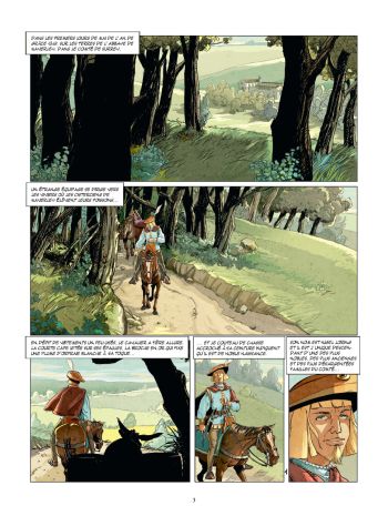 BD Sir Nigel, T1 : Le Preu du pont de Tilford, planche 1