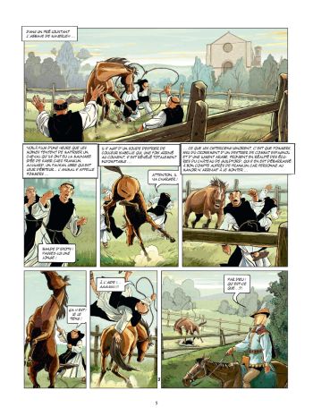 BD Sir Nigel, T1 : Le Preu du pont de Tilford, planche 3