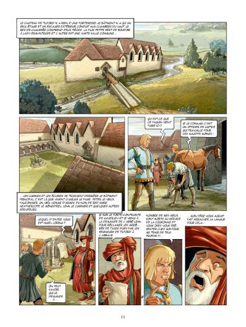 BD Sir Nigel, T1 : Le Preu du pont de Tilford, planche 9