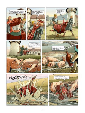 BD Sir Nigel, T1 : Le Preu du pont de Tilford, planche 10