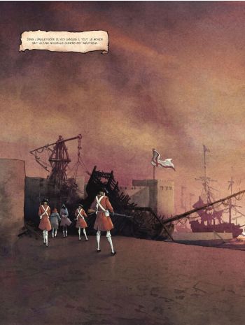 BD Traqueurs, T1 : L'Arme perdue des dieux, planche 1