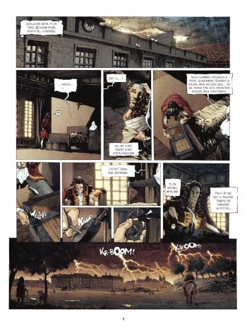 BD Traqueurs, T1 : L'Arme perdue des dieux, planche 7