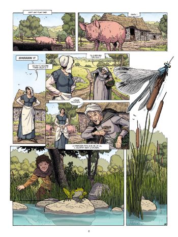 BD Vinifera, Les Moines de Bourgogne, planche 6