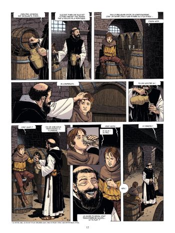 BD Vinifera, Les Moines de Bourgogne, planche 10