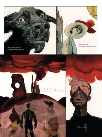 BD Black Dog, les rêves de Paul Nash, planche 6