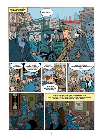 BD Hercule Poirot - La mystérieuse affaire de styles, planche 1