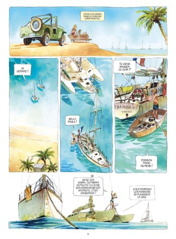 BD Damien, l'empreinte du vent, planche 6