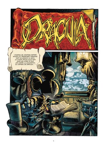 BD Dracula, planche 1