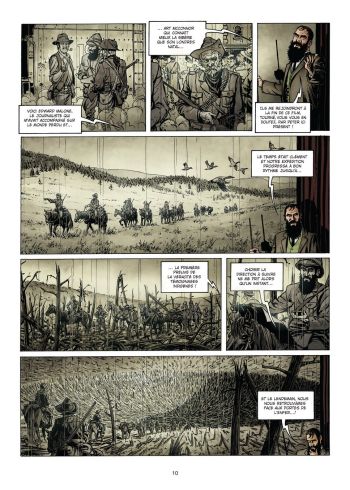 BD Grande Guerre des mondes T1, La Chose sous les tranchées, planche 8