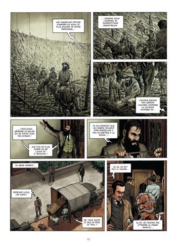 BD Grande Guerre des mondes T1, La Chose sous les tranchées, planche 9