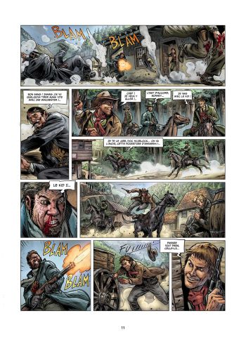 BD West Legends, T2 : Billy the Kid - the Lincoln county war, planche 9